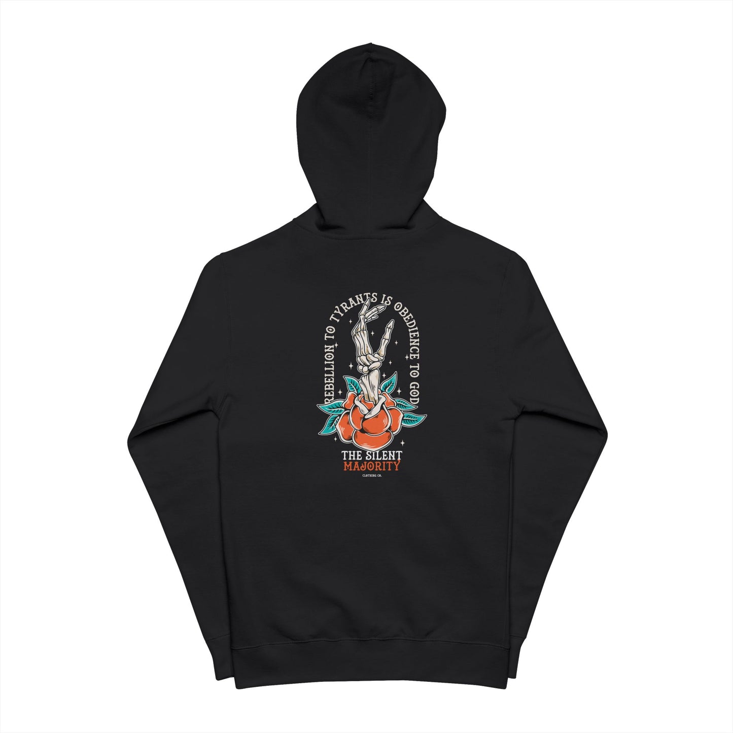 Rebellion to Tyrants Is Obedience to God — Unisex Zip Hoodie