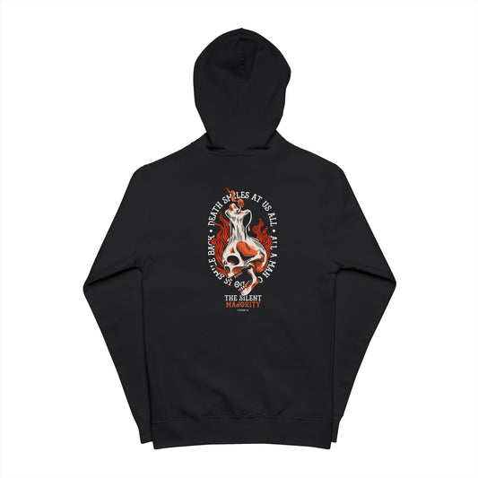 Death Smiles at Us All — Unisex Zip Hoodie